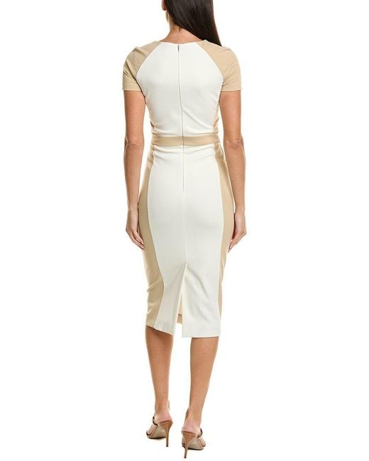 Boss White Darsa Sheath Dress