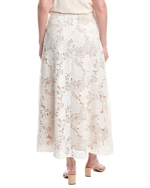 FLORA BEA NYC White Kasen Skirt