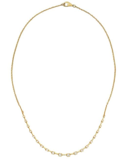 Prince Diamond & Jewelry Metallic 14K 1.03 Ct. Tw. Lab-Grown Diamond Station Necklace