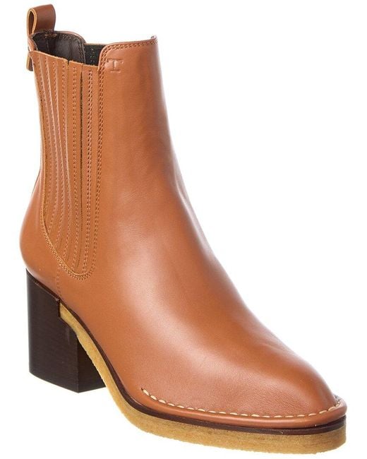 Tod's Brown Leather Boot
