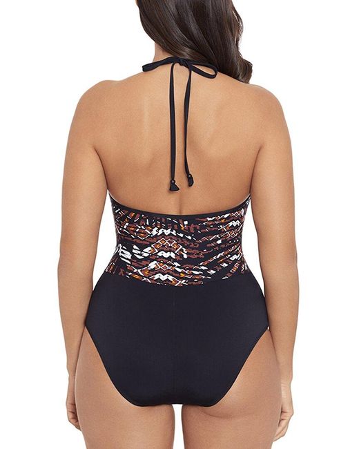 Skinny Dippers Black Blondee Candi One-piece