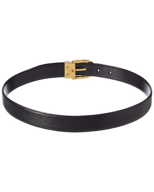 Leather belt Louis Vuitton Black size L International in Leather - 38896483