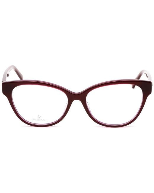 Swarovski Brown Sk5392 55Mm Optical Frames