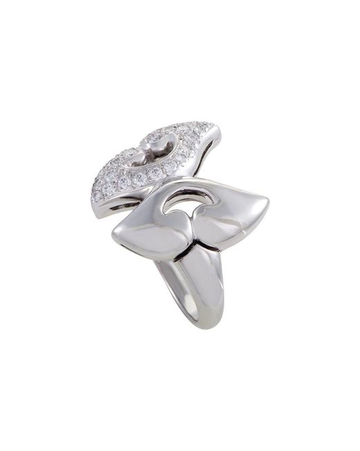 BVLGARI White Platinum 0.42 Ct. Tw. Diamond Ring (Authentic Pre-Owned)