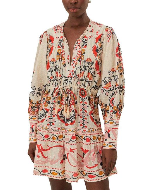 Farm Rio White Mini Dress