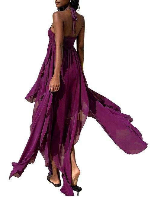 Emma way Purple Maxi Dress