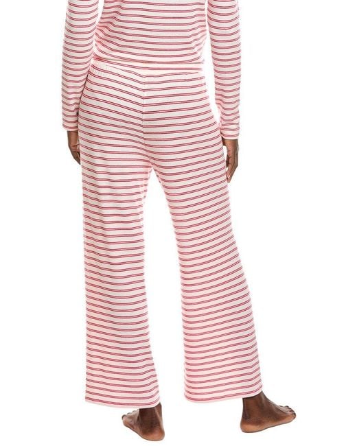 Z Supply Pink Luxe Stripe Pant