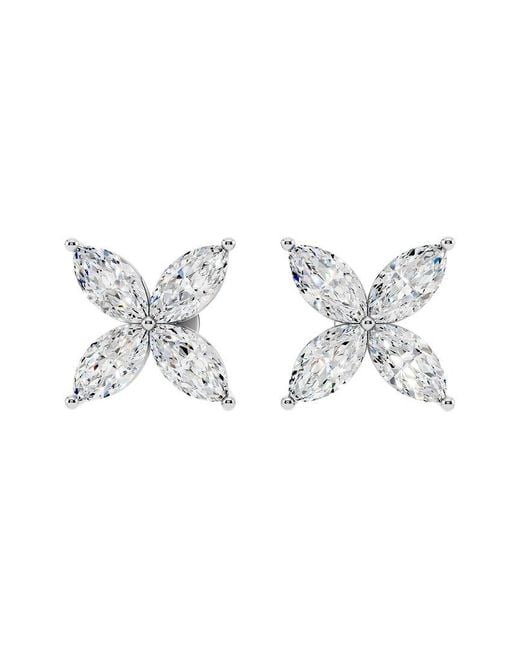 Sabrina Designs Lab Grown Diamonds Metallic 14K 1.68 Ct. Tw. Lab-Grown Diamond Stud Earring