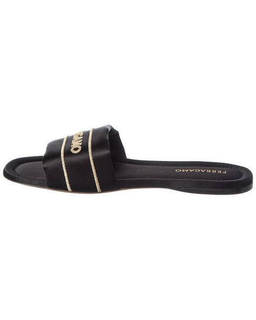Ferragamo Black Salvatore Sandal