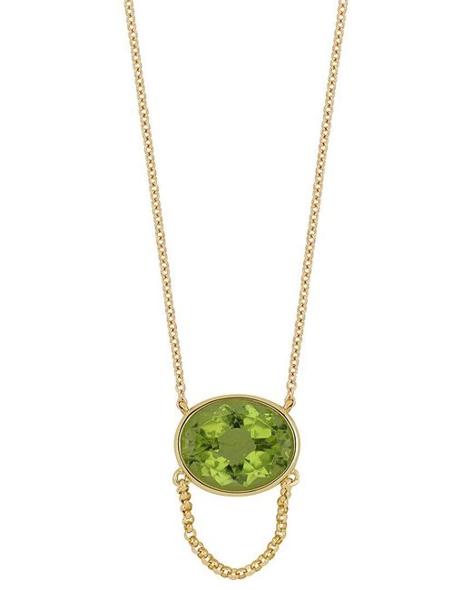 Bony Levy Green 14K 2.71 Ct. Tw. Peridot Necklace