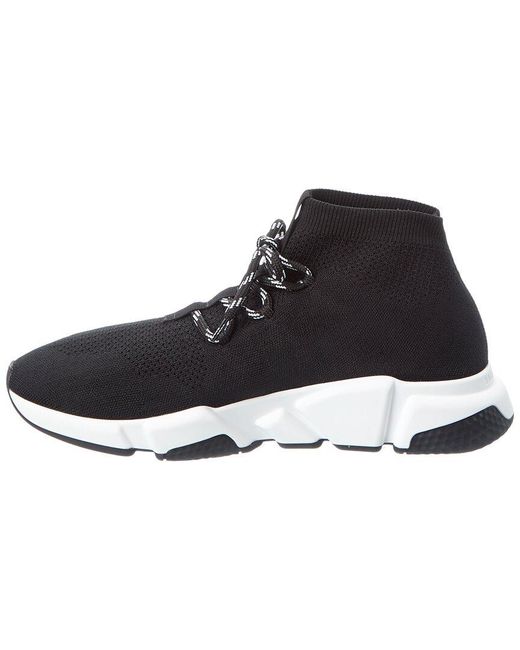 Balenciaga Black Speed Lt Lace-Up Sneaker for men