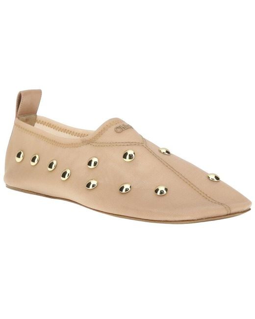 Chloé Natural Rita Ballerina Flat