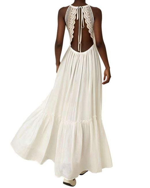 Linda Charm White Maxi Dress