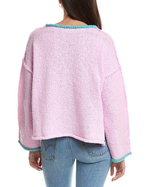 Fate Red Furled Sweater