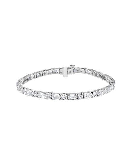 Lab Grown Diamonds White 14K 11.50 Ct. Tw. Lab-Grown Diamond Fashion Bracelet
