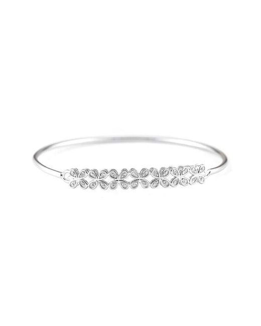 Diamond Select Cuts White 0.09 Ct. Tw. Diamond Bangle Bracelet