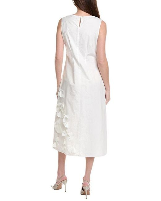 Frances Valentine White Origami Dress