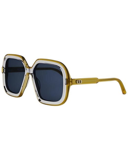 Dior Blue Highlight 57Mm Sunglasses