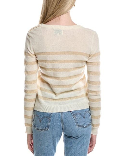 Maison Heritage White Zarol Cashmere Sweater