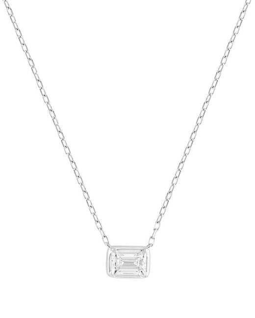 Effy Fine Jewelry Metallic 14K 0.49 Ct. Tw. Lab-Grown Diamond Necklace