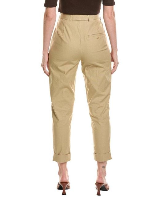 3.1 Phillip Lim Natural Cropped Carrot Trouser