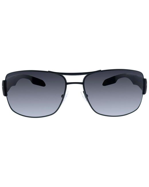 Prada Blue Sport 0ps 53ns 65mm Polarized Sunglasses for men