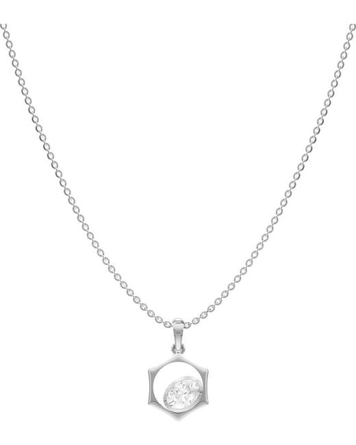 Lab Grown Diamonds Metallic 1.00 Ct. Tw. Lab-Grown Diamond Necklace
