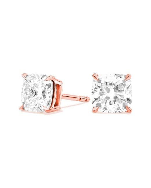 Amairah White 14K 3.00 Ct. Tw. Lab-Grown Diamond Earrings
