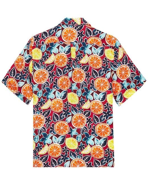 Vilebrequin Multicolor Linen Shirt for men