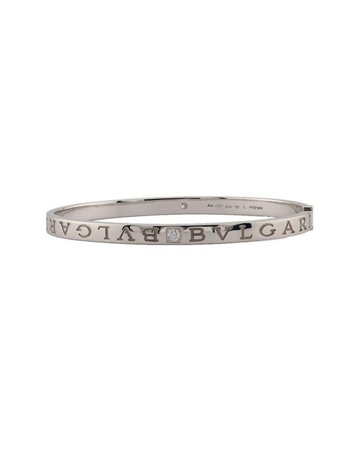 BVLGARI White 18K 0.20 Ct. Tw. Diamond Bracelet
