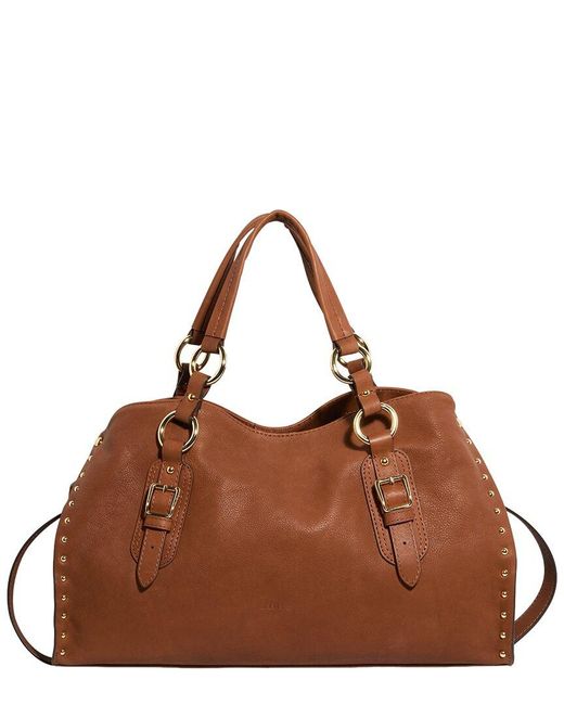 Aimee Kestenberg Brown Rodeo Large Leather Satchel