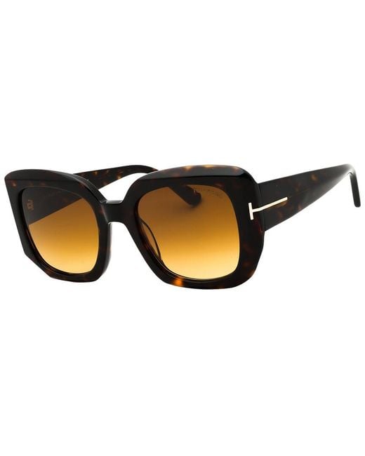 Tom Ford Brown Ft1220 55Mm Sunglasses