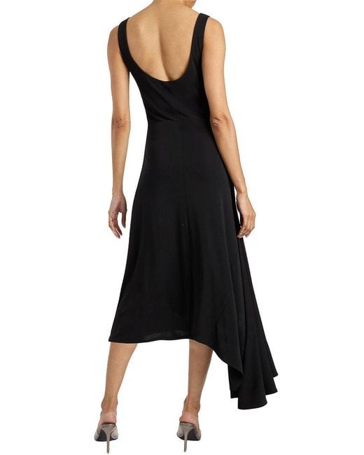 Santorelli Black A-Line Dress