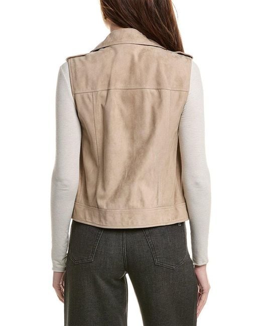 Brunello Cucinelli Natural Leather Vest