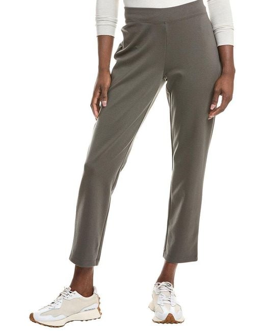 Eileen Fisher Gray Slim Ankle Pant