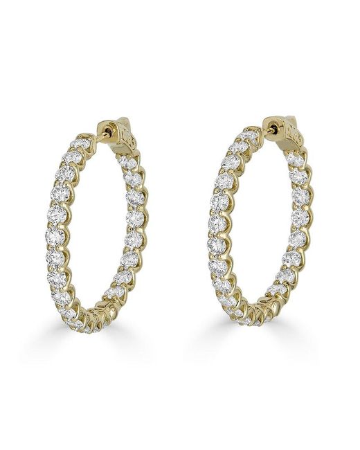 Monary Metallic 14k 4.65 Ct. Tw. Diamond Earrings