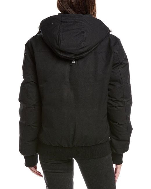 Moose Knuckles Black Down Jacket
