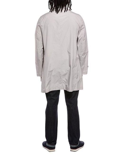 Canali Gray Rain Jacket for men