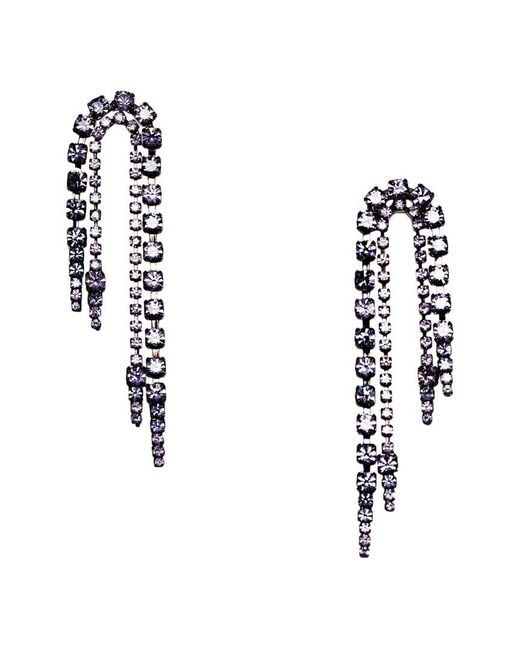 Elizabeth Cole Metallic Dangle Earrings