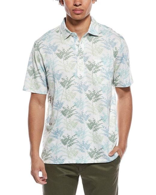 Tommy Bahama White San Lucio Verde Palms Polo Shirt for men