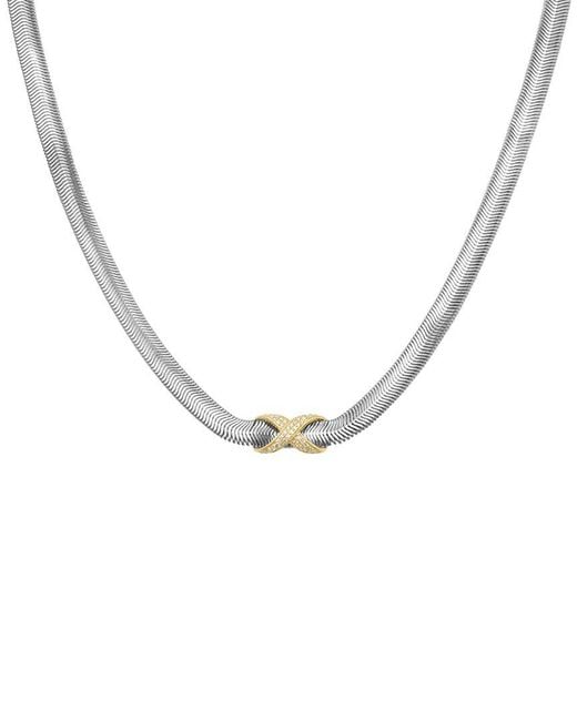 Effy Fine Jewelry Metallic 0.18 Ct. Tw. Diamond Necklace