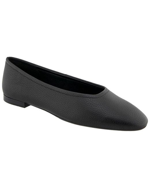 Aerosoles Black Amelie Leather Flat