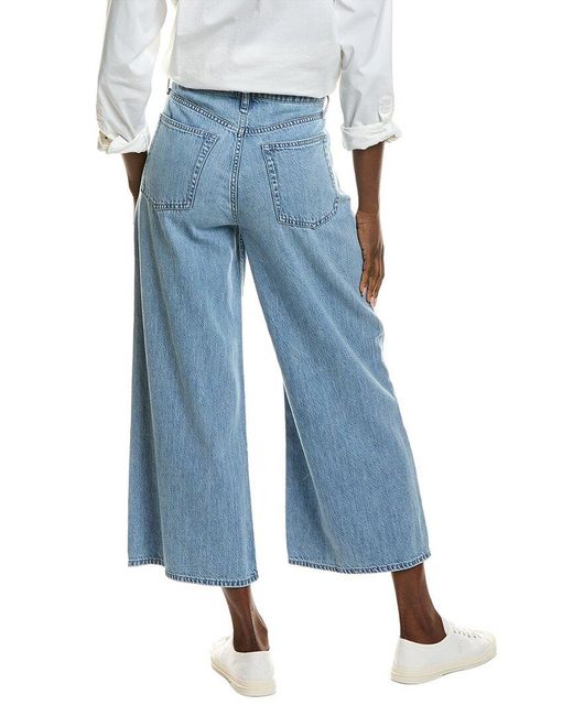 Rag & Bone Blue Serena Buchanan Crop Jean