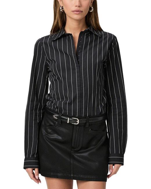 PAIGE Black Rosaly Shirt