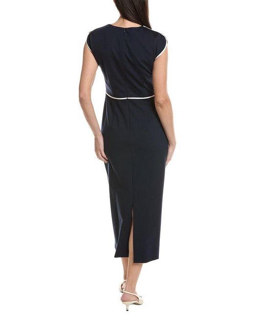 Boss Blue Detira Midi Dress