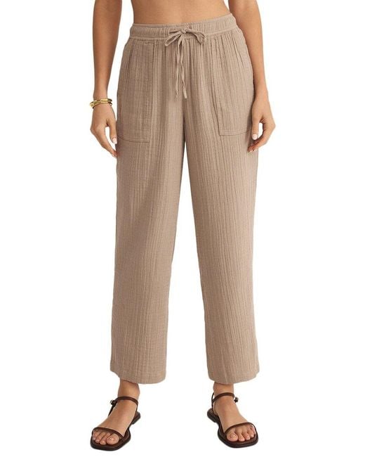 Z Supply Natural Plaza Airy Pant