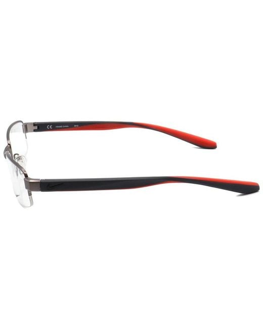 Nike Gray 8174g 54mm Optical Frames for men