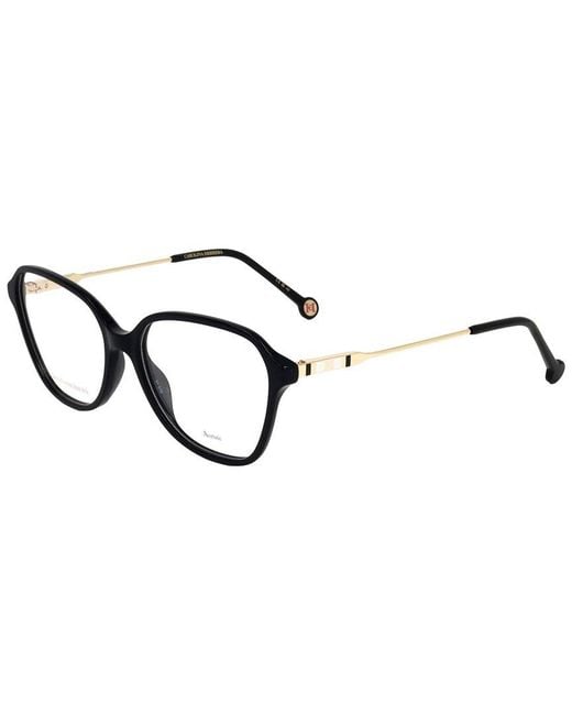 Carolina Herrera Metallic 55Mm Optical Frames