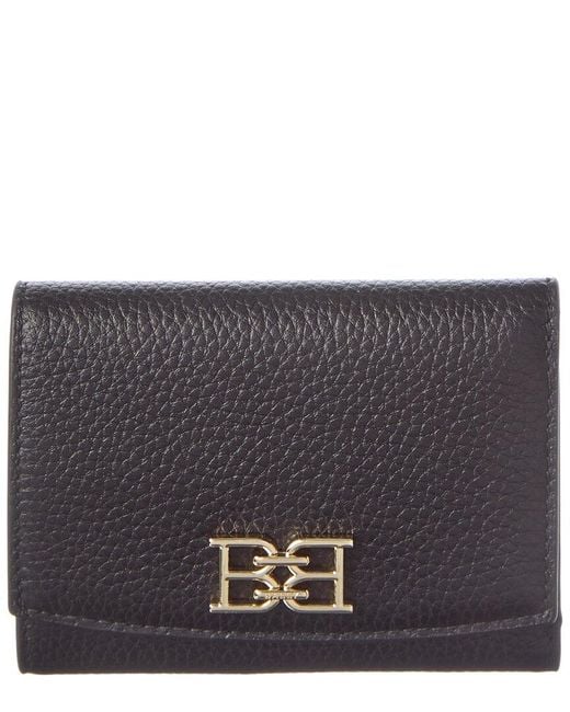 Bally Gray Leather Card Case