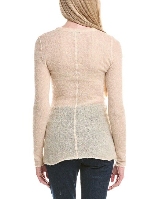 Autumn Cashmere Natural Drop Cashmere & Silk-Blend Sweater
